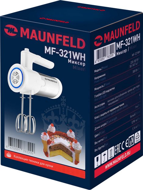 Миксер Maunfeld MF-321WH (фото 11) Миксер Maunfeld MF-321WH (preview 11)