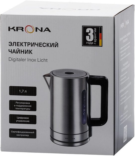 Чайник KRONA Digitaler Inox Licht КА-00008504 (preview 12)