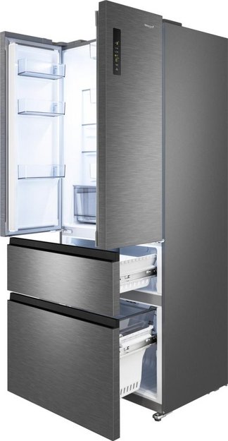 Отдельностоящий холодильник Weissgauff WFD 450 Built-in Inverter NoFrost Dark Inox (preview 12)