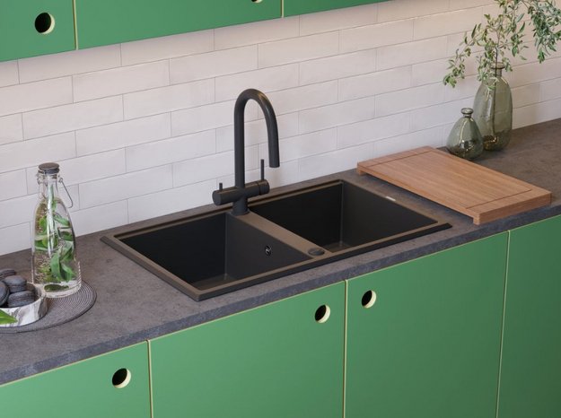 Мойка Omoikiri TEDORI 86-2 BL (preview 2)