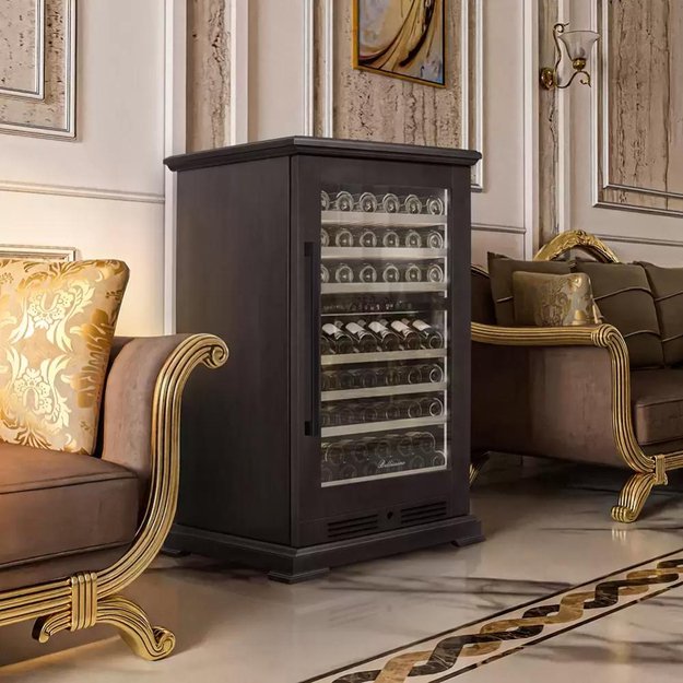 Винный шкаф Meyvel MV77PRO-KBT2 (Тёмный шоколад) (фото 2) Винный шкаф Meyvel MV77PRO-KBT2 (Тёмный шоколад) (preview 2)