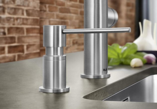 Дозатор для жидкого мыла Blanco Lato сатин темная сталь 527743 (preview 2)