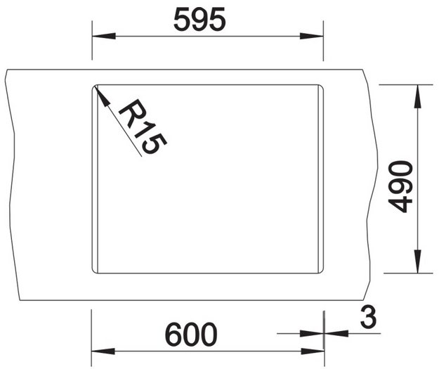Мойка BLANCO DALAGO 6 Silgranit черный, клапан-автомат (фото 4) Мойка BLANCO DALAGO 6 Silgranit черный, клапан-автомат (preview 4)