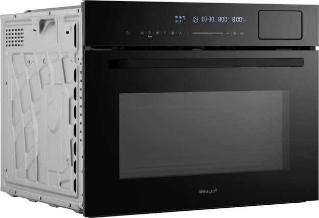 Компактный духовой шкаф с СВЧ и паром Weissgauff OEMS 459 PDB Black Edition (preview 7)