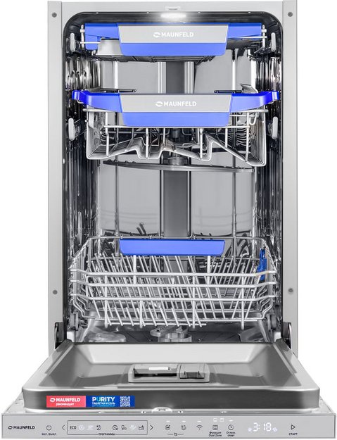 Встраиваемая посудомоечная машина Maunfeld MLP45330T Smart Beam Inverter Wi-Fi (preview 2)