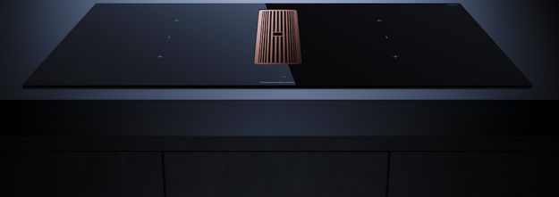 Индукционная варочная панель с вытяжкой Kuppersbusch KMI 9350.0 SR Copper (preview 2)