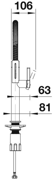 Смеситель Blanco Culina-S II Mini 527467 нержавеющая сталь (preview 6)