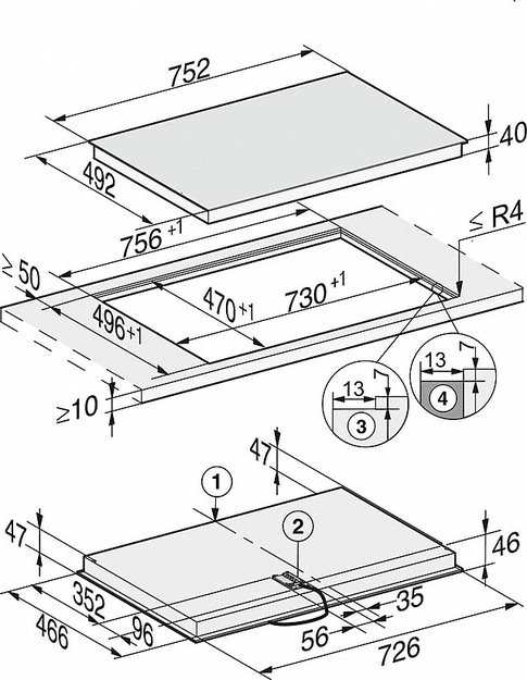 Варочная панель Miele KM 6542 FR с витрины, новая (без коробки) (preview 3)