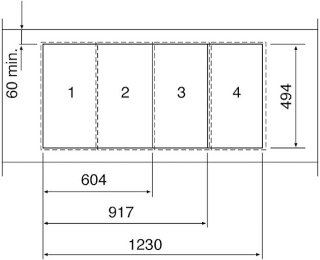 Соединительная планка для встраиваемых варочных панелей Smeg LGPGF-1 (preview 3)