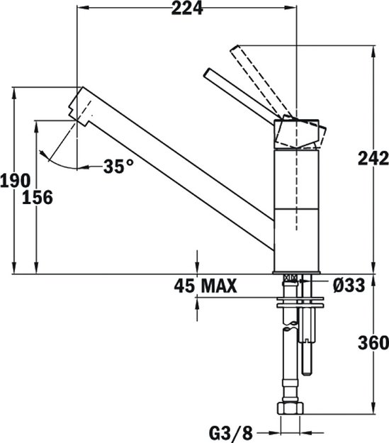 Смеситель Teka AUK 913 (фото 5) Смеситель Teka AUK 913 (preview 5)