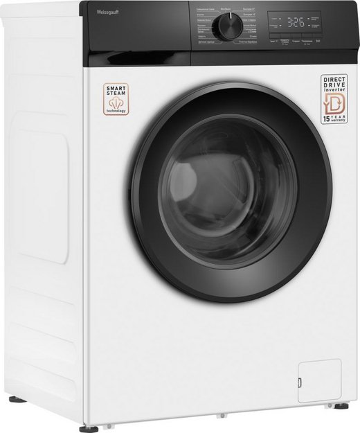Стиральная машина Weissgauff WM 61212 Direct Drive Inverter Steam (preview 3)
