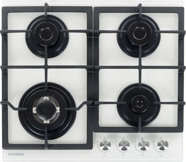 Газовая варочная панель Hyundai HHG 6436 WG (preview 1)