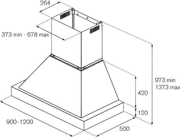 Вытяжка Bertazzoni K90HERTX (фото 6) Вытяжка Bertazzoni K90HERTX (preview 6)