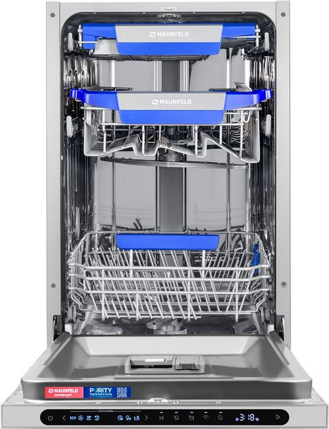 Встраиваемая посудомоечная машина Maunfeld MLP45331T Light Beam Wi-Fi (фото 1) Встраиваемая посудомоечная машина Maunfeld MLP45331T Light Beam Wi-Fi (preview 1)