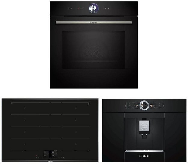 Bosch (духовой шкаф HMG776NB1 + варочная панель PXY875KV1E + кофемашина CTL636EB6) (preview 1)