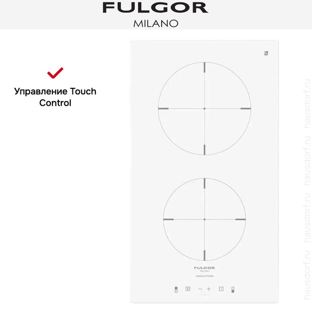 Варочная панель Fulgor Milano CH 302 ID TC WH (фото 6) Варочная панель Fulgor Milano CH 302 ID TC WH (preview 6)