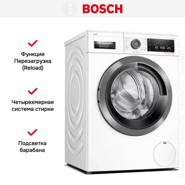 Стиральная машина Bosch WAXH2KLOSN (preview 4)
