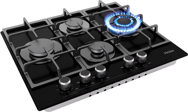 Газовая варочная панель Haier HHX-G64CWMB (preview 2)