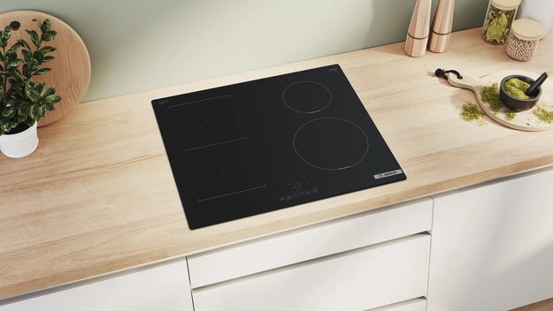 Индукционная варочная панель Bosch PWP611BB5E (фото 2) Индукционная варочная панель Bosch PWP611BB5E (preview 2)