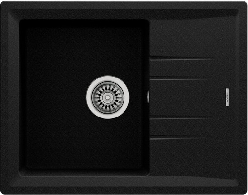 Мойка Teka Stone 45 S-TG 1B 1D Black metallic (preview 1)