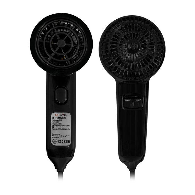 Настенный фен Meyvel MF4-1300 (Black) (preview 3)