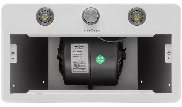 Встраиваемая вытяжка KRONA SVEN 600 white one knob (фото 3) Встраиваемая вытяжка KRONA SVEN 600 white one knob (preview 3)