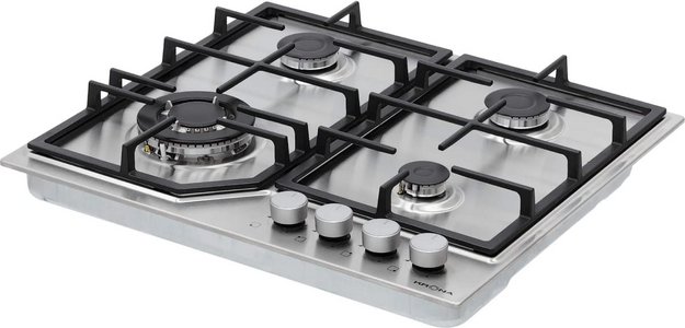 Газовая варочная панель KRONA NEBEL 60 IX W (preview 2)