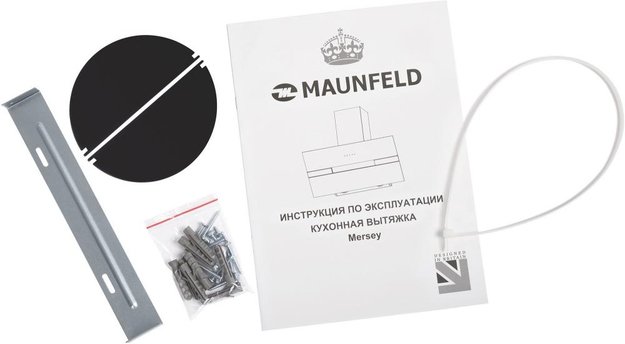 Кухонная вытяжка MAUNFELD Mersey 90 белый\вставка сатин (фото 16) Кухонная вытяжка MAUNFELD Mersey 90 белый\вставка сатин (preview 16)