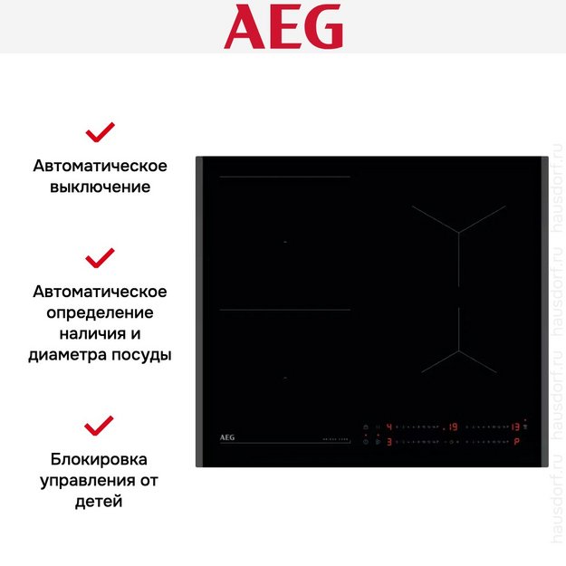 Варочная панель AEG TO64IB00FB (фото 3) Варочная панель AEG TO64IB00FB (preview 3)