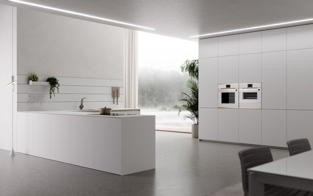 Варочная панель с вытяжкой Kuppersbusch KMI 8590.0 SR Gold (preview 9)