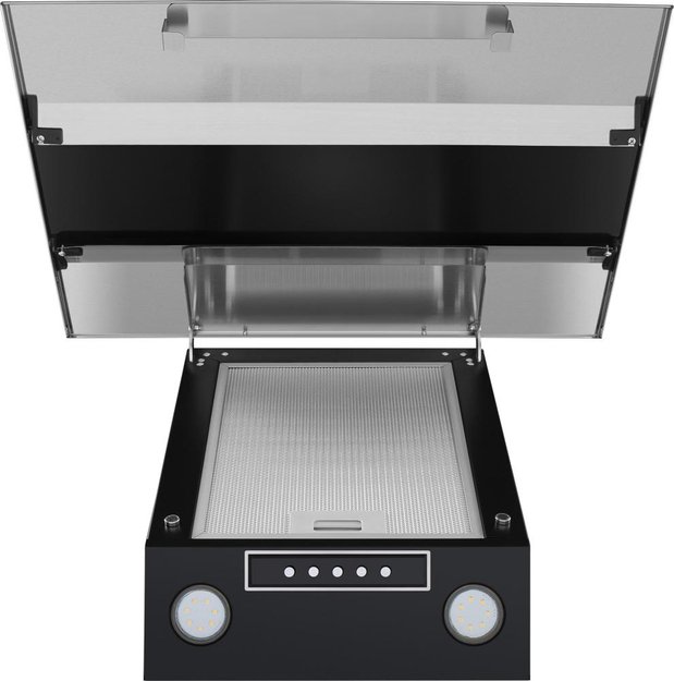 Кухонная вытяжка MAUNFELD Bridge 50 нержавеющая сталь\черное стекло (preview 5)