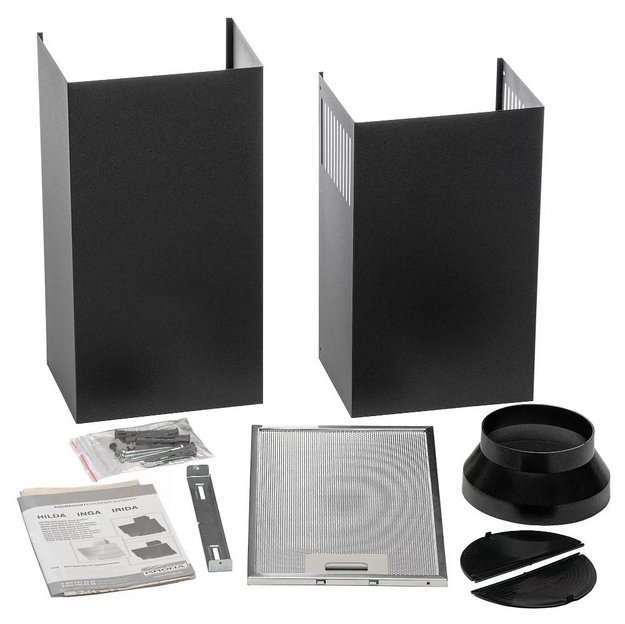 Вытяжка KRONA INGA 600 black push button (фото 6) Вытяжка KRONA INGA 600 black push button (preview 6)