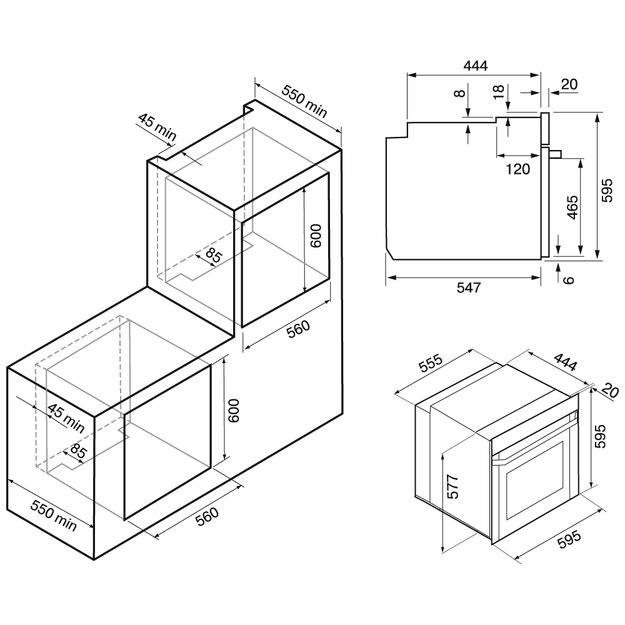 Духовой шкаф KRONA ELEMENT plus 60 WH (фото 19) Духовой шкаф KRONA ELEMENT plus 60 WH (preview 19)