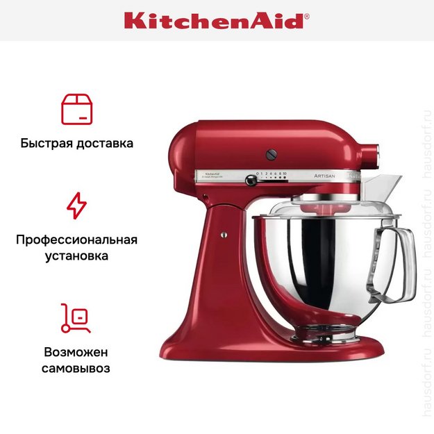 Планетарный миксер KitchenAid 5KSM175PSEER (preview 9)