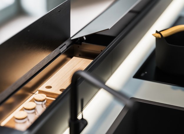 Система хранения Falmec MONOLITH 90 VETRO NERO KACL.455#NF (фото 1) Система хранения Falmec MONOLITH 90 VETRO NERO KACL.455#NF (preview 1)