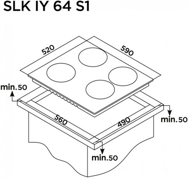 Индукционная варочная панель Schaub Lorenz SLK IY 64 S1 (preview 4)