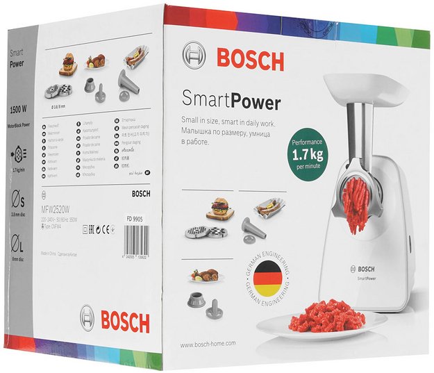 Мясорубка Bosch MFW2520W (фото 8) Мясорубка Bosch MFW2520W (preview 8)