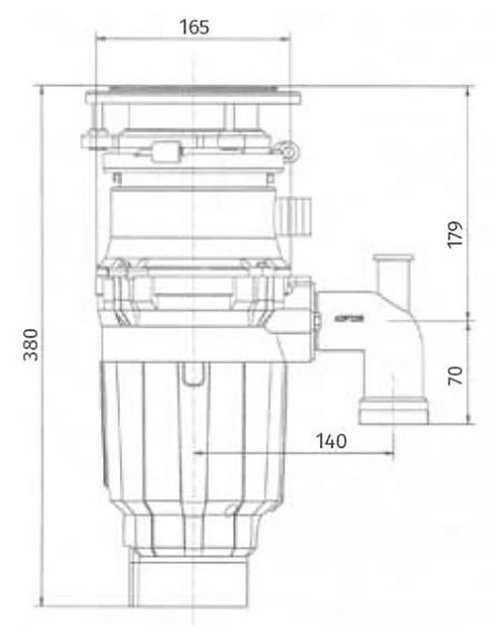 Измельчитель пищевых отходов Bone Crusher BC 700 (фото 9) Измельчитель пищевых отходов Bone Crusher BC 700 (preview 9)