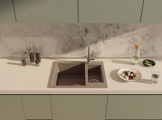 Мойка Omoikiri SAKAIME 60-2-WH (preview 3)