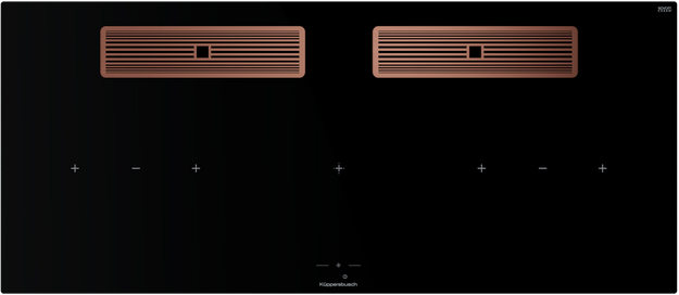 Индукционная варочная поверхность с вытяжкой Kuppersbusch KMI 12850.0 SR-S Copper (preview 1)