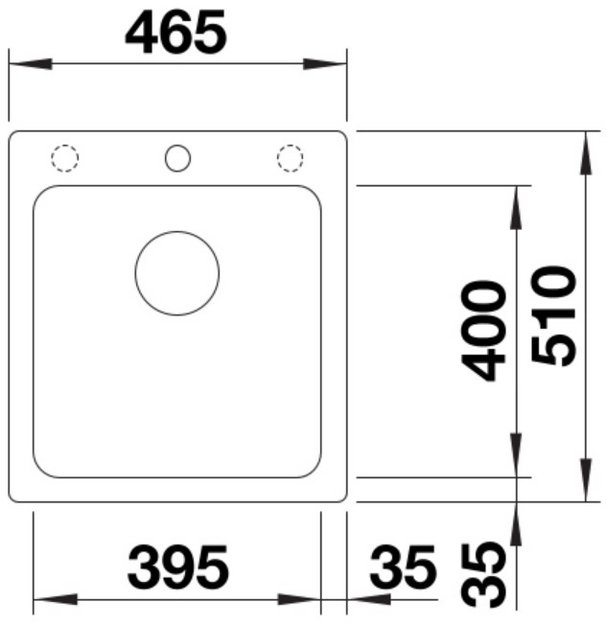 Мойка BLANCO NAYA 45 Silgranit кофе (фото 2) Мойка BLANCO NAYA 45 Silgranit кофе (preview 2)