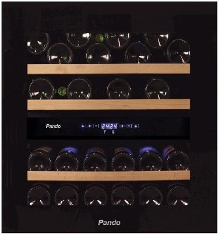 Встраиваемый винный шкаф Pando PVMAVP 60-23CRR W (preview 1)