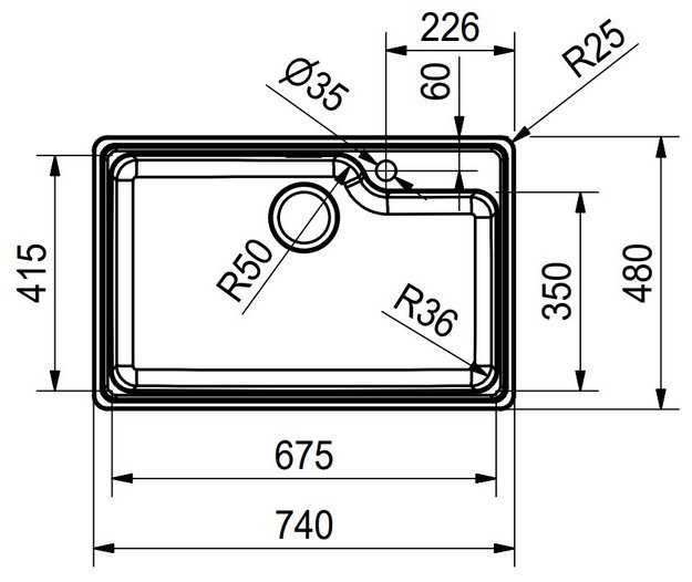 Мойка Franke BCX 610-74 TL сталь (фото 2) Мойка Franke BCX 610-74 TL сталь (preview 2)