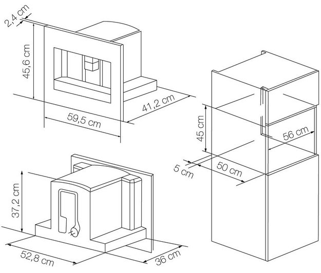 Встраиваемая кофемашина Lofra DolceVita 60 YBRNM66T BRONZE (preview 4)