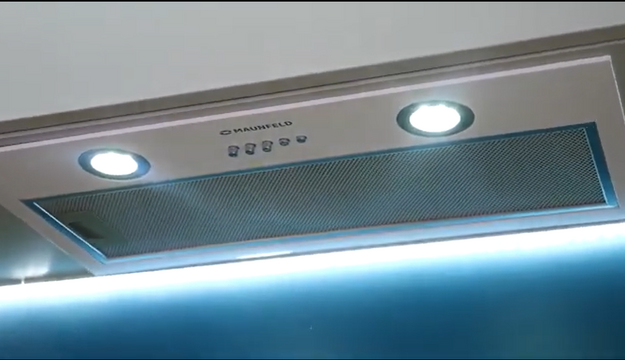 Встраиваемая кухонная вытяжка MAUNFELD Crosby Singl 5028 белый (video 1)