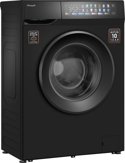 Стиральная машина Weissgauff WM 39107 Full Touch Inverter Steam Black (preview 3)