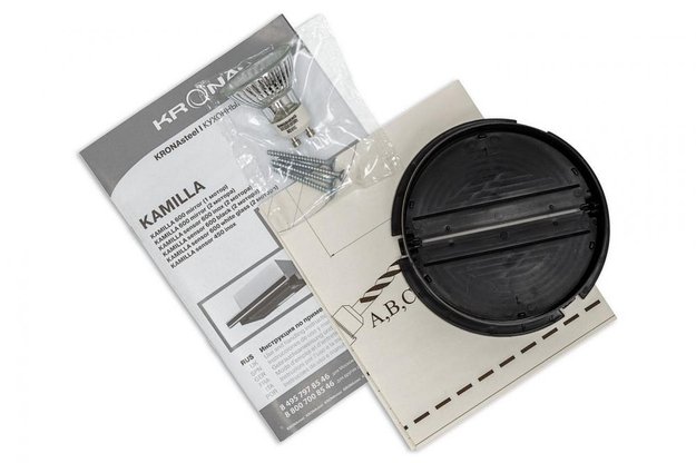 Встраиваемая вытяжка KRONA Kamilla sensor 600 white glass (2 мотора) (preview 10)