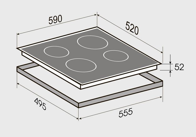 Варочная поверхность Zigmund & Shtain CN 52.6 B (preview 10)