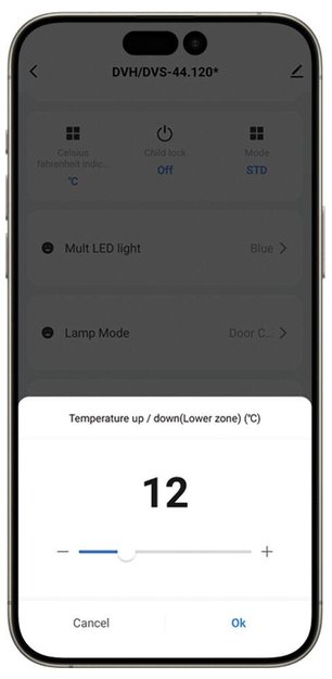 Встраиваемый винный шкаф Dunavox DVN-19.50B.TO (preview 3)