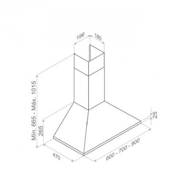 Вытяжка Pando P-221/70 IX 730 E.C.S. 230/50 (preview 3)